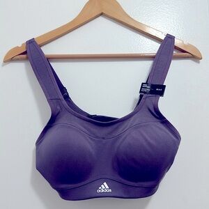 NWT Adidas High Support purple sports bra